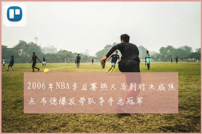 2006年NBA季后赛热火马刺对决成焦点 韦德爆发带队争夺总冠军